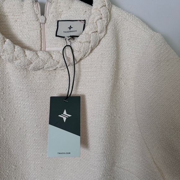 TUCKERNUCK Pearl White Tweed Jackie Dress - Picture 10 of 12